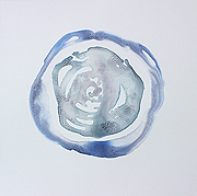 Kat O'Connor 540 Untitled watercolor abstraction